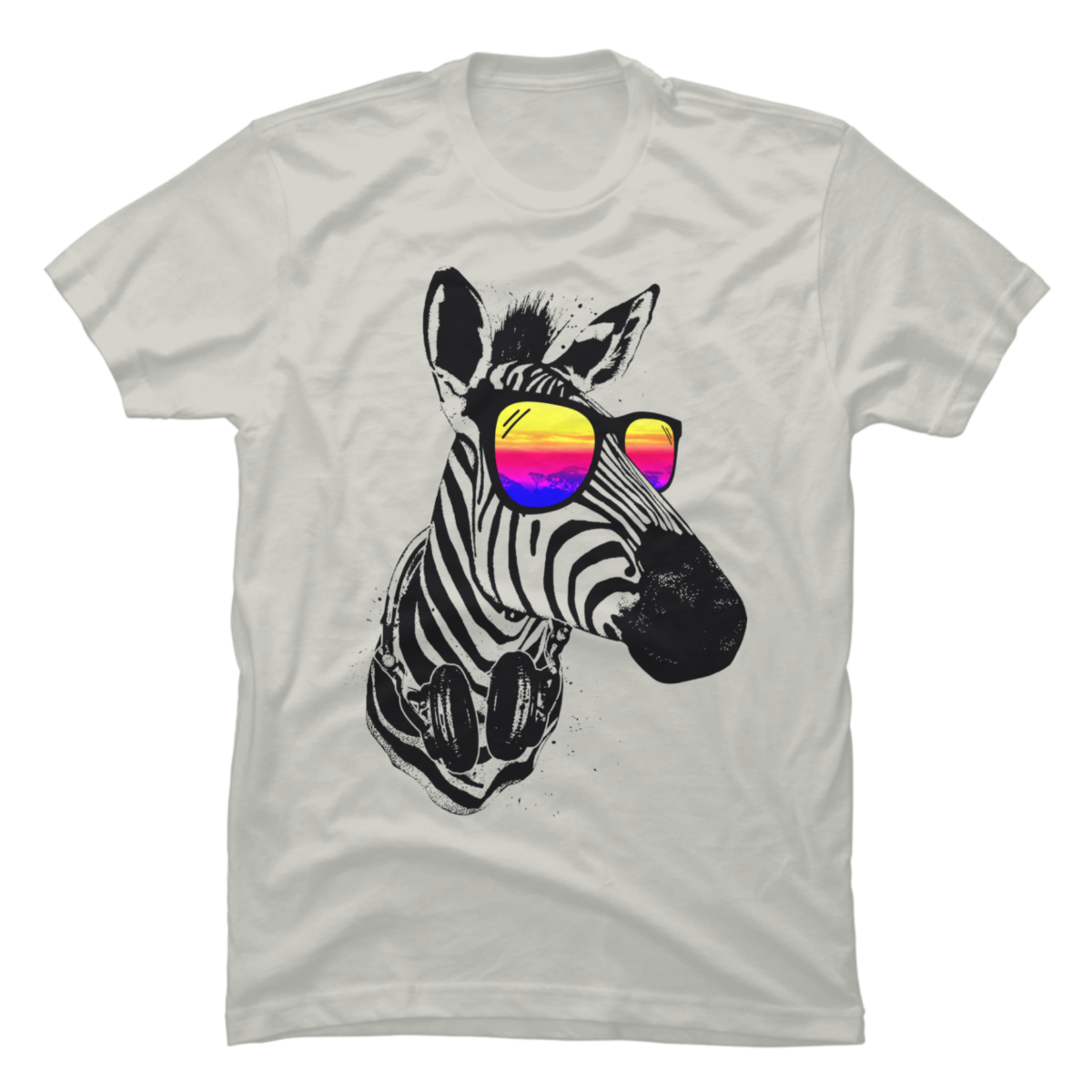 zebra print t-shirt mens
